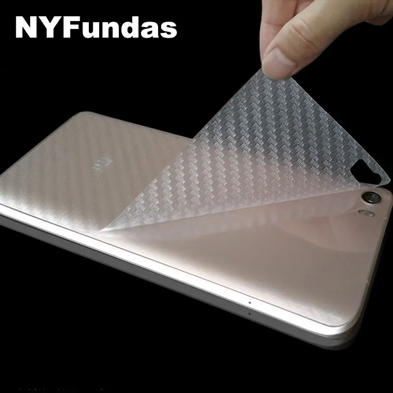 NYFundas 10 шт. Защитная пленка для задней панели из углеродного волокна Xiaomi Redmi 4X 5 plus mi