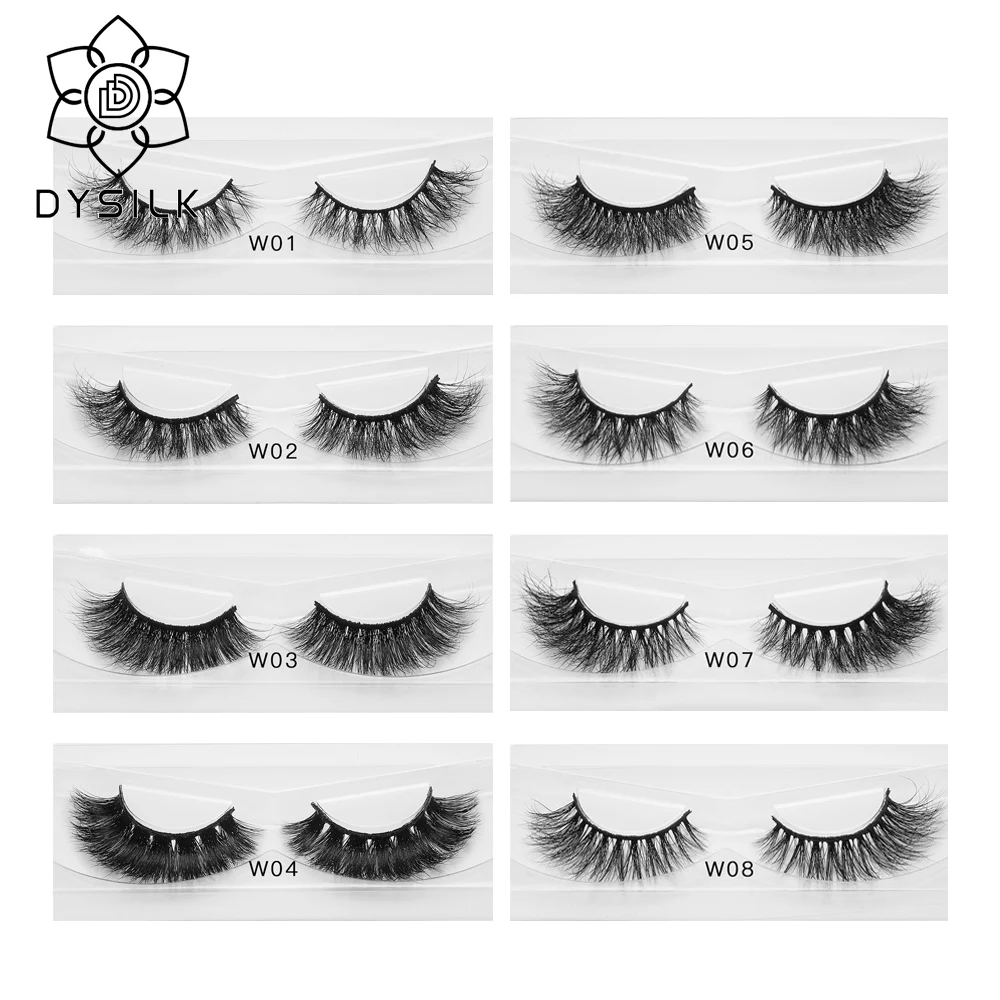 DYSILK 1 пара натуральные накладные Искусственные ресницы набор для макияжа 3D