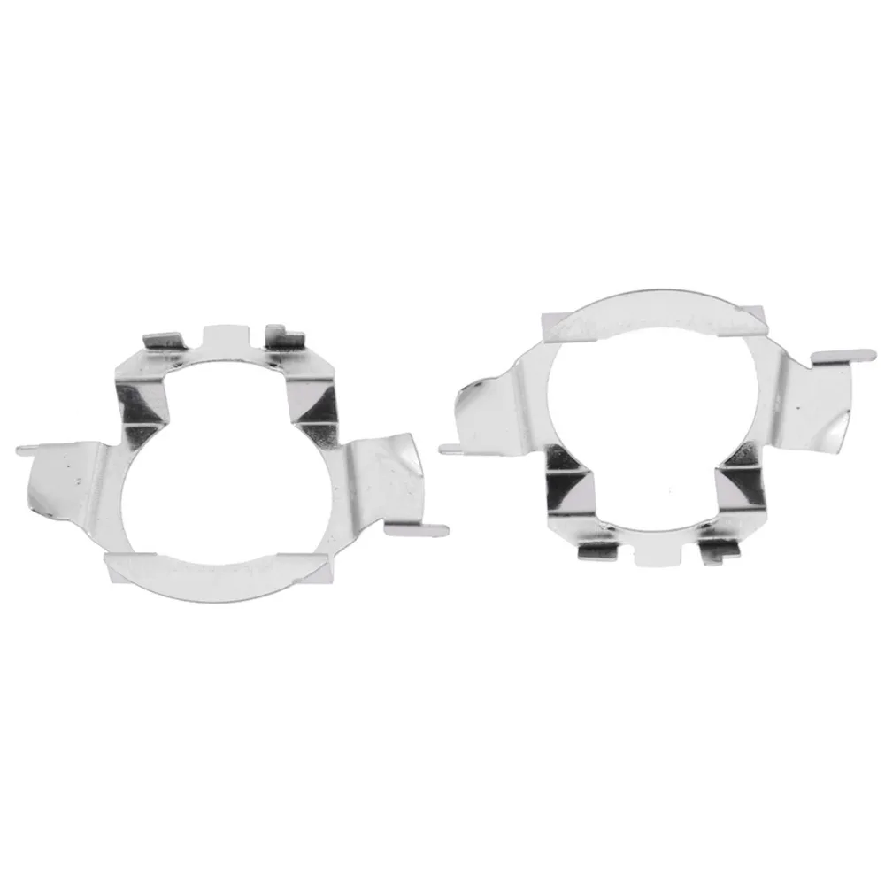 

Mayitr 2pcs H7 LED Headlight Bulb Holder Universal Halogen Headlight Transfer to LED Adapter Base For BMW Audi Benz Vauxhall