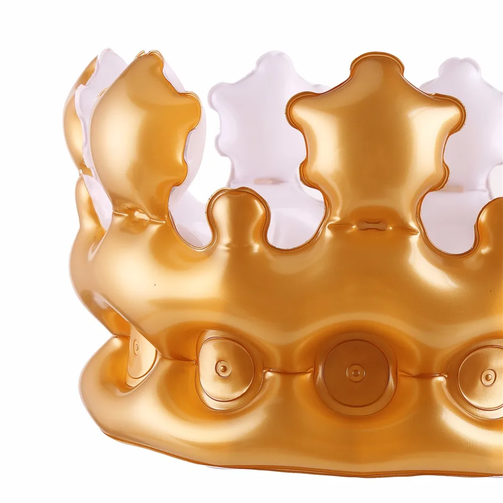 CCINEE 1 шт. надувные корона Дети День рождения Шапки утолщаются ПВХ завышенным Косплэй инструменты реквизита best подарок для мальчиков и девочек