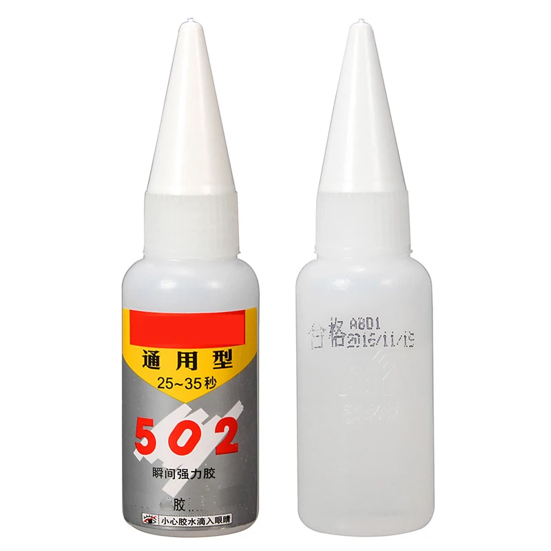 

MTGATHER 1PCS Super Glue Instant Quick-drying Adhesive Strong Bond Fast For Leather Rubber Metal 502 Glue Best Price