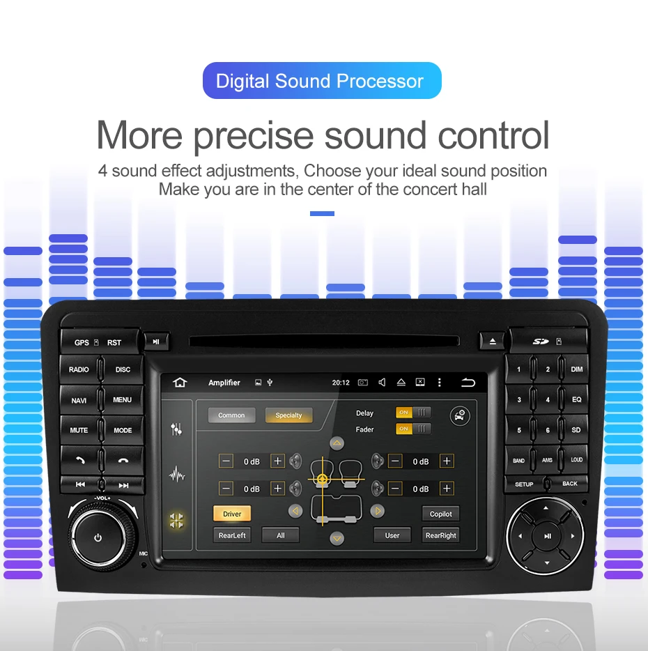 Flash Deal Isudar Car Multimedia Player 2 Din Android 9 For Mercedes/Benz/GL ML CLASS W164 ML350 GPS Auto Radio DVD Player DSP Octa Core FM 6