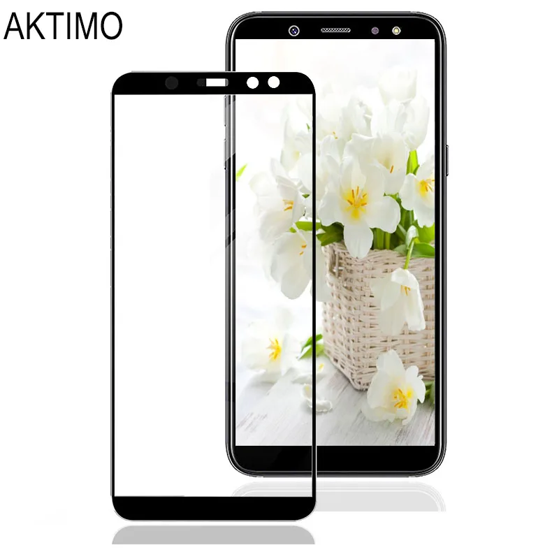 

0.26mm 9H Clear Anti-scratch Tempered Glass For Samsung Galaxy A6 & A6 Plus 2018 Full Coverage Film Screen Protector Glossy Sklo