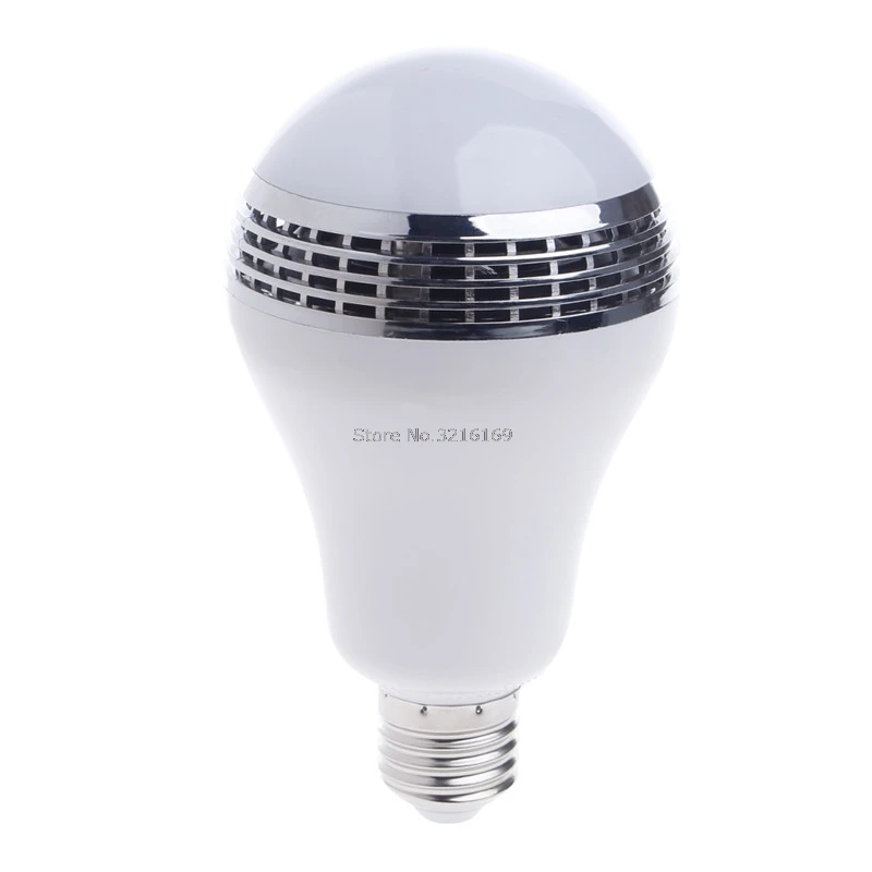 

For 1PC APP E27 Remote Control Lamp Bulb LED Speaker Bluetooth Music LED RGB Light Promotion