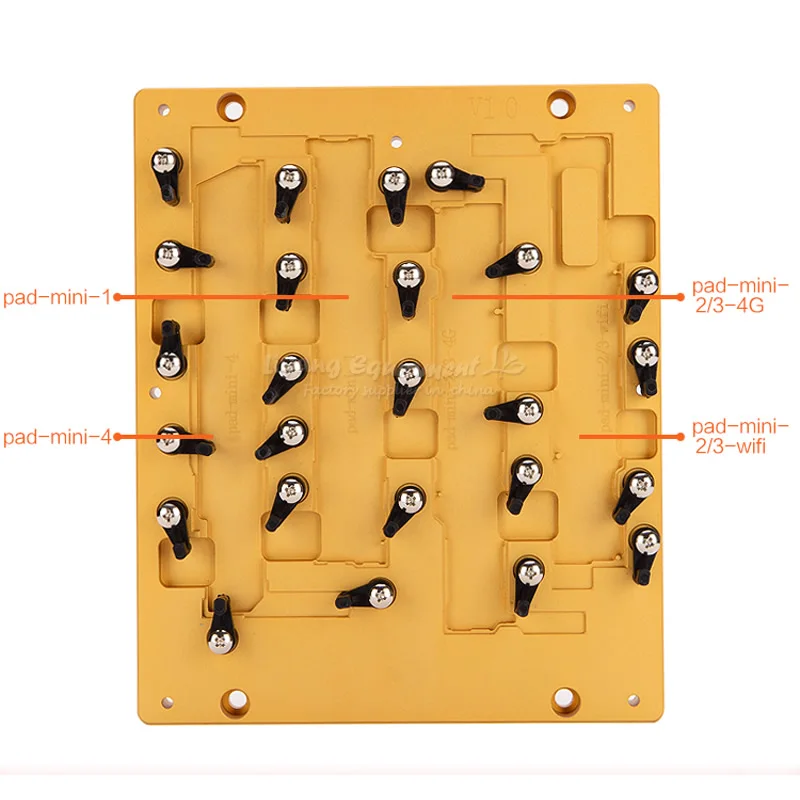 

Chip IC CNC Router Parts Mould Jigs for Repair iPad mini 1 2 3 4 All in One