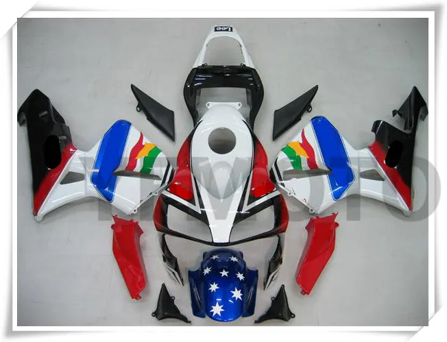 

Motor Lucky Blue Coloful Injection Molded Fairing KIT For H O N D A CBR600RR CBR 600RR CBR600 RR 2003-2004 ABS Plastic +3 Gift