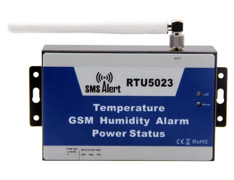 

GSM SMS AC Power monitor RTU5023 Power Alert GSM Alarm SystemTemperature Humidity Power Failure Monitoring Control Alarm