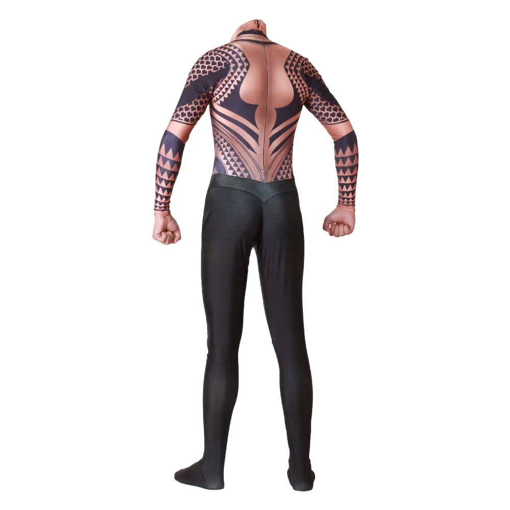 The new anime DC comic Aquaman Cosplay Costume Zentai Aquaman Bodysuit Suit Jumpsuits
