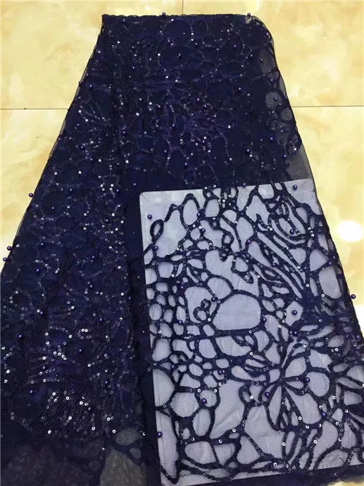 Африканская кружевная ткань 2018 женские бусины модные красивые блестки