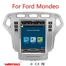 

Wekeao 10.4" Car Radio GPS navigation For Ford Mondeo 2007-2010 Tesla Style Android 6.0 Car DVD audio player support play store