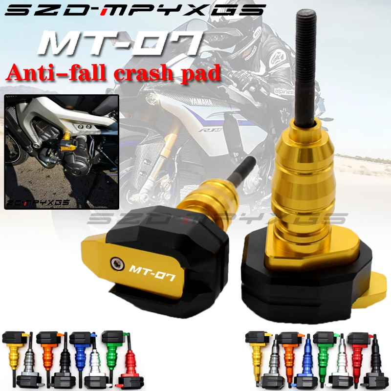 

For YAMAHA MT 07 MT07 MT-07 FZ-07 2017 accessories Frame Sliders Protector Left and Right Anti 2014-2019