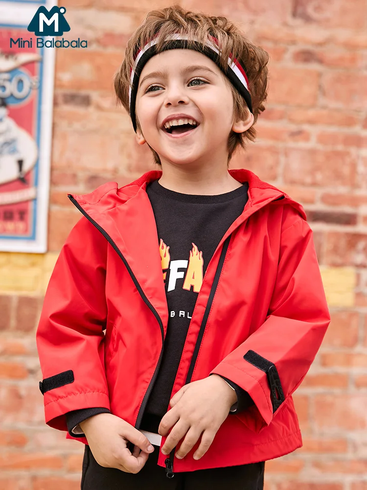 

Mini balabalaBoys casual jacket clothes 2019 spring new children's windproof jacket fashion cool jacket