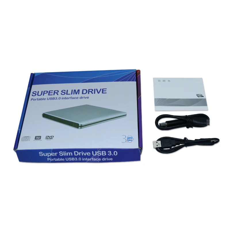 Для samsung Asus Dell hp acer Ultrabook USB 3,0 внешний DVD плеер 8X DVD-ROM Combo Reader 24X CD-R горелки тонкий оптический привод