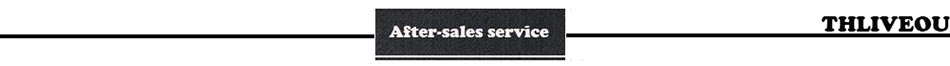 After-sales service
