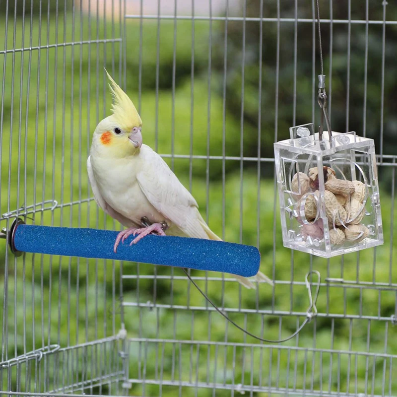 Горячие попугаи perches нашест для птиц натуральные декоративные игрушки для птичьих клеток для маленьких и средних птиц