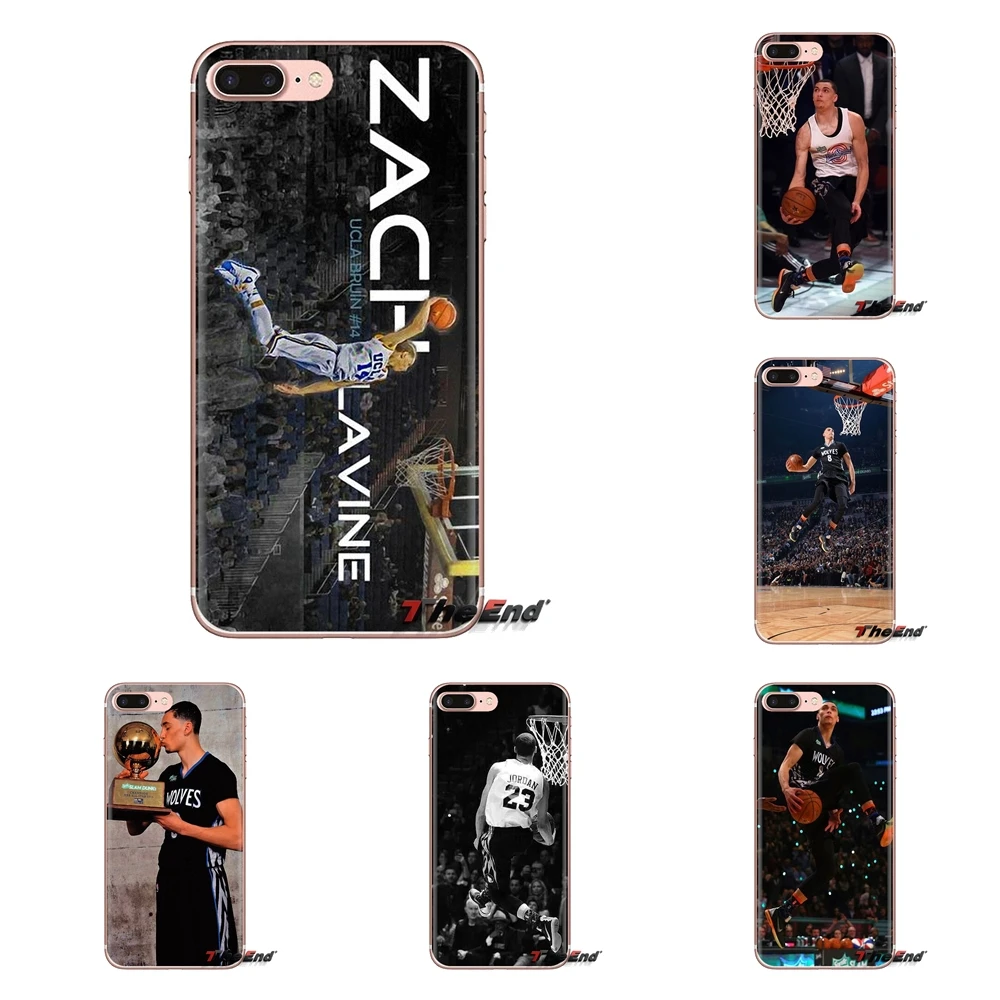 

Phone Case For Huawei G7 G8 P7 P8 P9 P10 P20 P30 Lite Mini Pro P Smart Plus 2017 2018 2019 basketball star Zach LaVine Slam Dunk