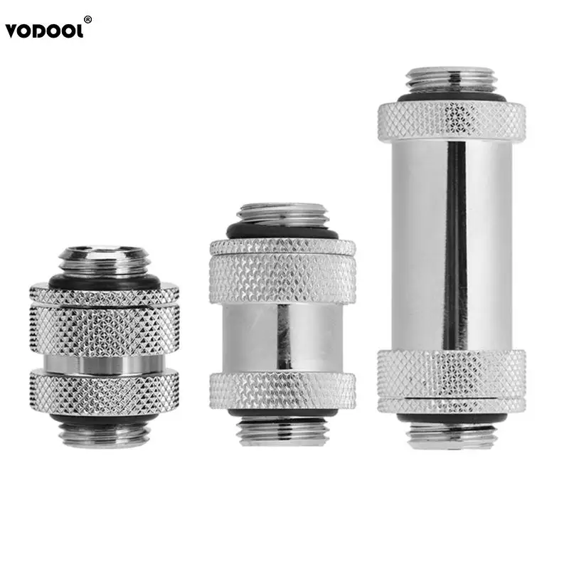 

VODOOL Dual G1/4 Water Cooling Expansion Joint Adapter Connector 16-41mm Adapter For PC Computer Water Cooling System Components