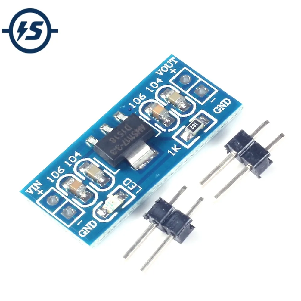 AMS1117-5V DC-DC Step-Down Voltage Regulator Adapter Convertor 5V Out