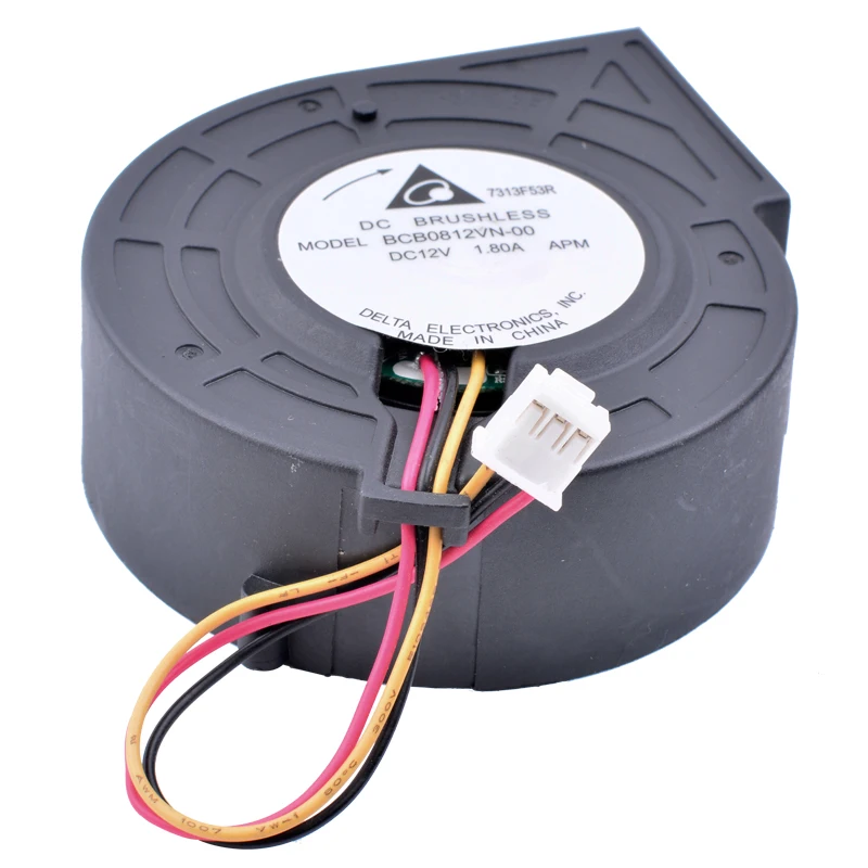 Дельта BCB0812VN-00 8 см 80 мм вентилятор DC12V 1.80A 3 Линии Высокий объем воздуха проектор вентилятора охлаждения