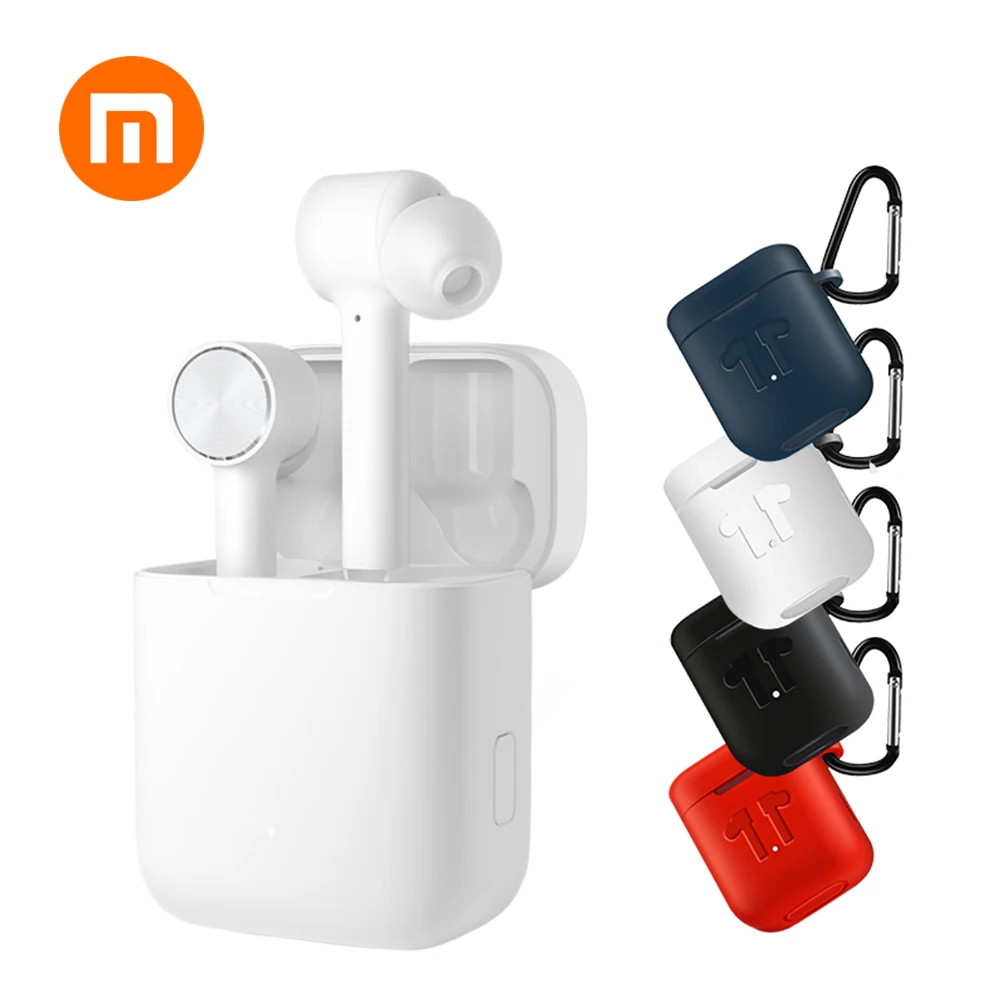 MI Mijia Airdots Pro бинауральные TWS Bluetooth наушники гарнитура стерео ENC HD автоматическая