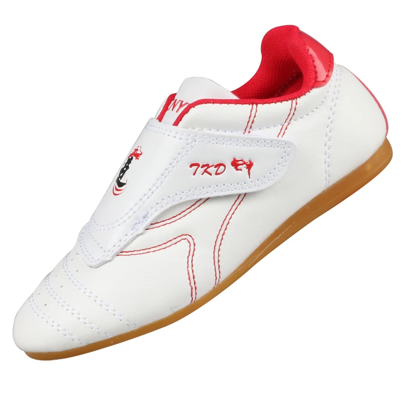 white Adult Children Taekwondo Shoes breathable Martial