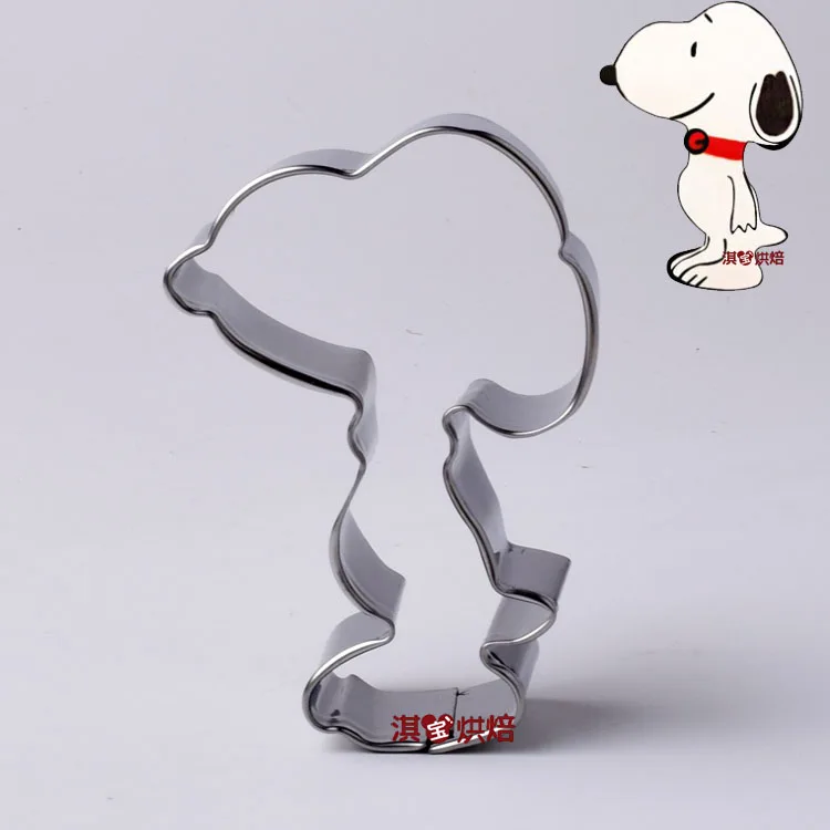 Free shipping cartoon dog stainless steel cookie mold Peanuts Woodstock steel cookie moldmold