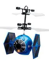Радиоуправляемый вертолет Ручной индукции самолет сенсор радиоуправляемая Летающая Игрушка Летающая время 7-8mis сломанные-упорные детские игрушки - Цвет: PC509 Blue