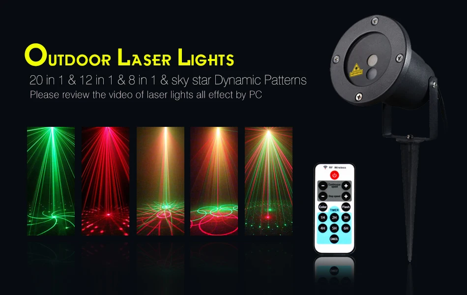 R-O dynamic effect outdoor laser light