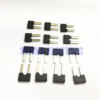 

500PCS 2P Short Circuiter with Insulated Edge Terminal Strip Circuit Chip Wiring Connecting Bar