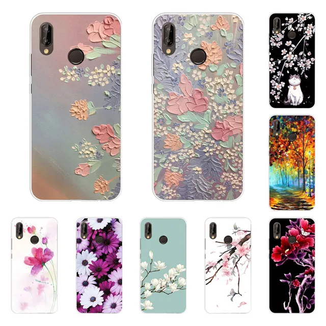 Best Price huawei nova 3 case,Silicon Full flower Painting Soft TPU Back Cover for huawei nova3 protect Phone bags