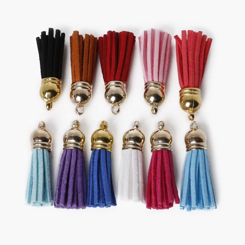10 шт. винтажные кожаные брелоки ремешки с бахромой 3 5 см|suede tassel|leather tasseltassel diy |