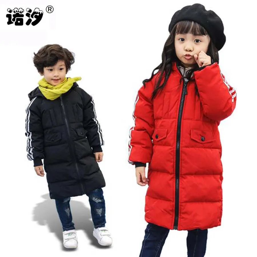 

Children winter jacket 2017 long style thicken down jacket for boys warm children clothing boys outwear coat kinds winter jacket