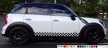 

For 1Set/2Pcs Sticker Decal Side Stripes for Mini Countryman R60 John Cooper Works Racing Body Car Styling