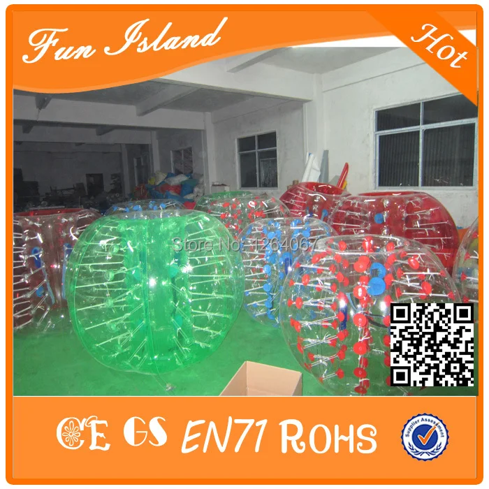 

5 balls+2blowers Free Shipping high quality 1.0mm TPU inflatable ball suit,Human Size Ball For Kids