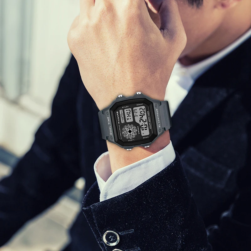 

PANARS Watch Men Relojes Mens Waterproof Watches Relogio Digital Relogio Masculino Dijital Kol Saati Erkek Kol Saati