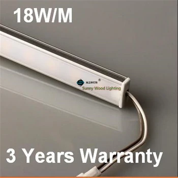 

18W high brightness rigid LED strip 5630 72LED/M ,embedded LED bar ,LED hard strip,cabinet light LED-HS-C2-5630-IP20(18W)