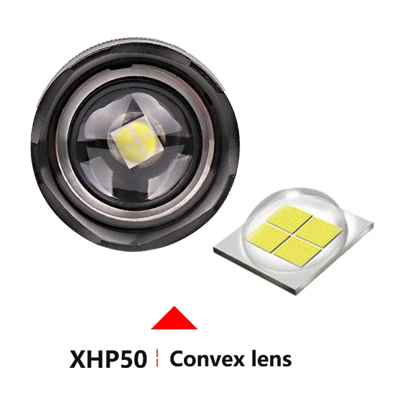 30000 люмен лампа xhp50 самый мощный фонарик usb Zoom СВЕТОДИОДНЫЙ Фонарь V5 18650 или 26650