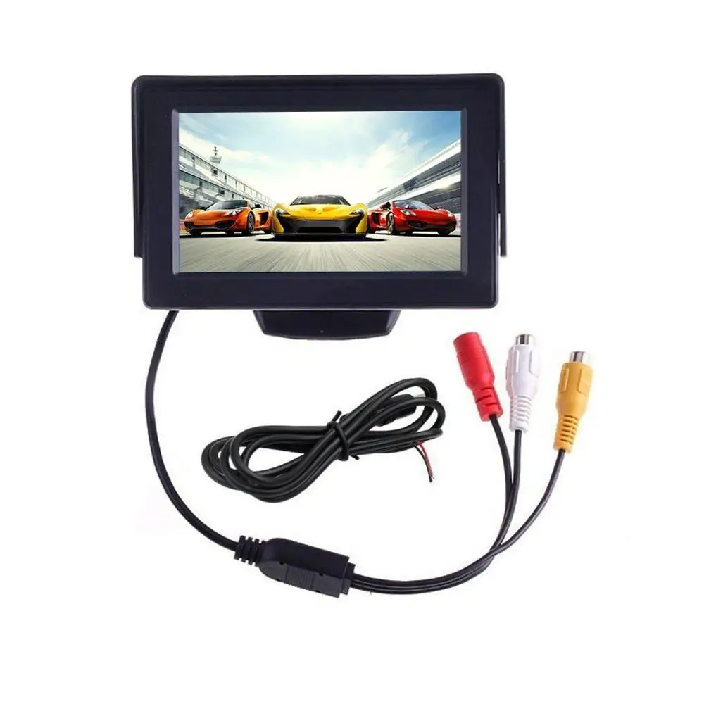 4 3 дюймовый HD цветной дисплей TFT LCD антибликовый автомобильный монитор экран с