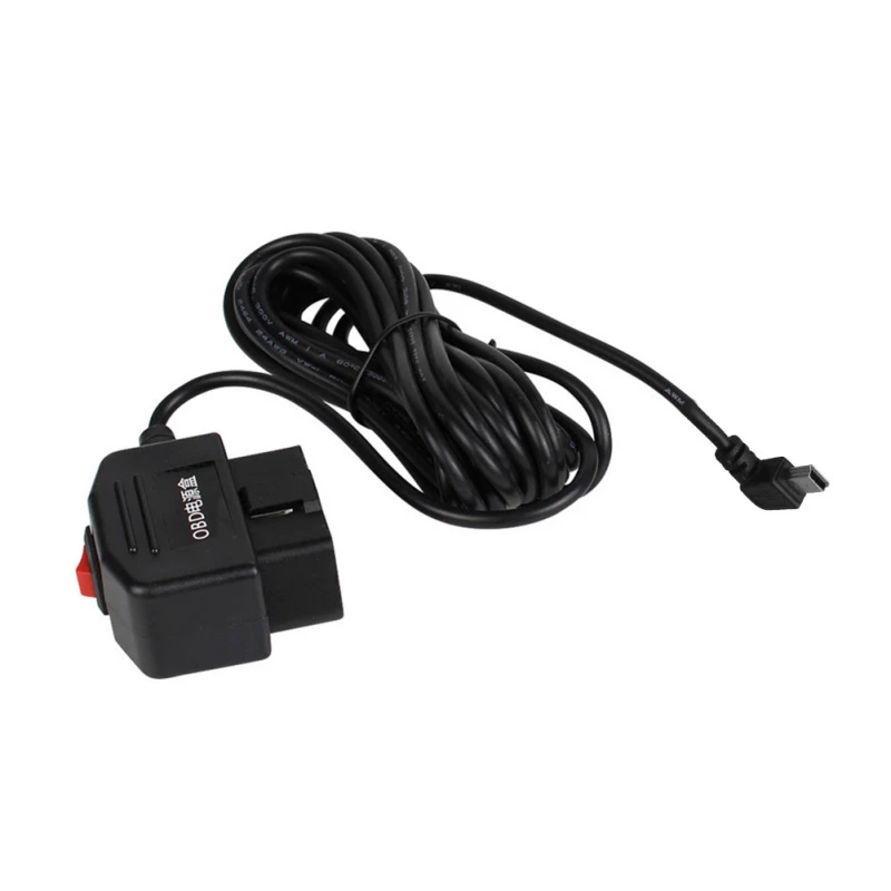 Универсальный БД рекордер для вождения, понижающая линия 12 В до 5 В, 3,5 м, USB кабель, блок питания, кабель, конвертер, регулятор напряжения, модуль - Название цвета: EJ0478B