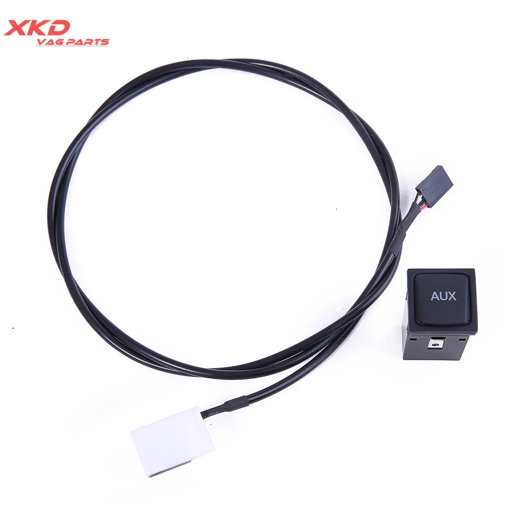 OE AUX аудио переключатель штекер кабеля для V-W Je-tta MK5 Golf G-TI 6 RCD510 RNS510 5KD 035 724 |