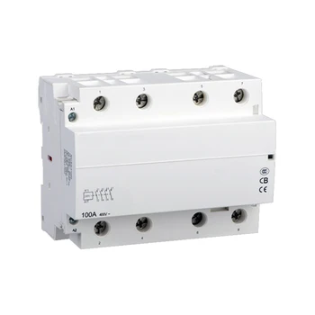 

Modular household AC contactor for automobile charging pile 4NO WCT-100A 4P O+F 220V/230V modular charging pile with