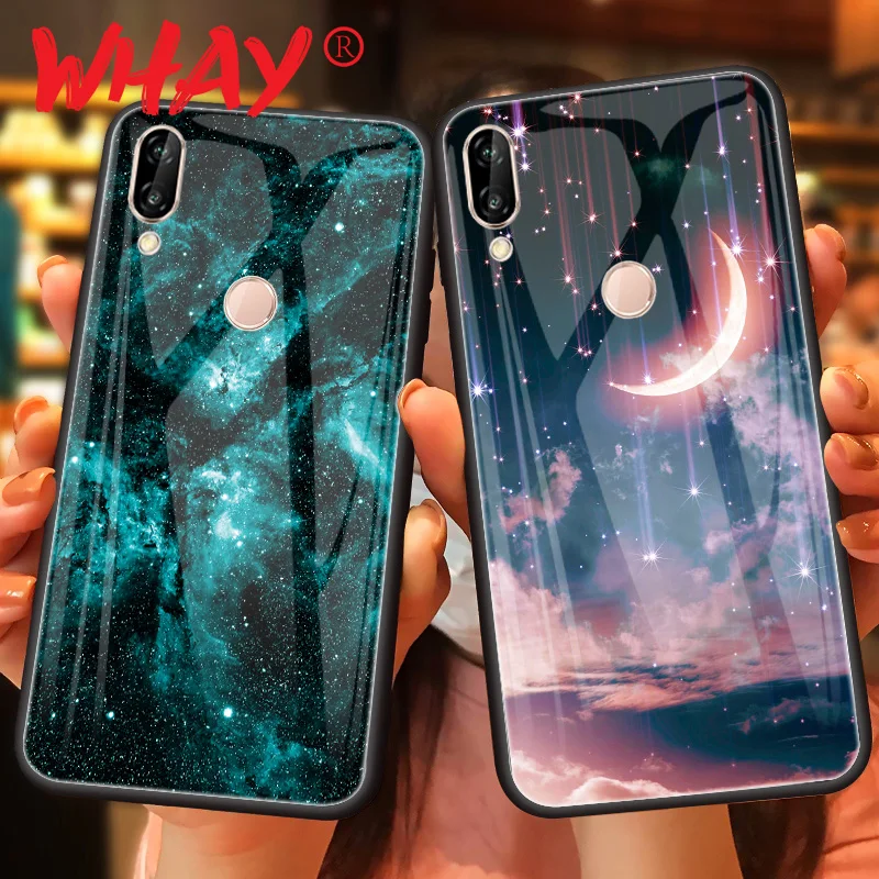 Чехол из закаленного стекла для Huawei P20 Pro чехол телефона Mate 20 pro 10 Lite Honor 9 7A Y6 Nova 3 с