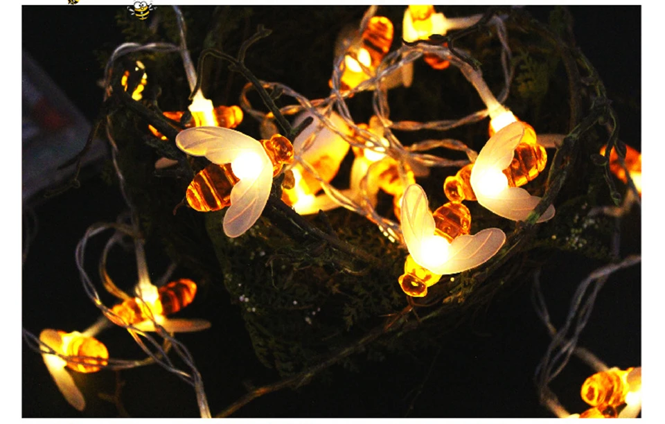 Bee Shaped led String Lights  (11)