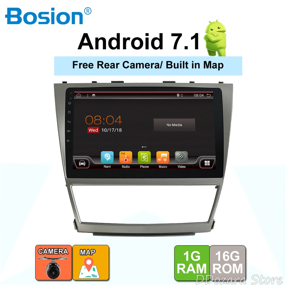 

10.1" 2 Din Android 8.1 4 Core Car Radio For TOYOTA CAMRY 2007-2011 Capacitive multi-touch screen