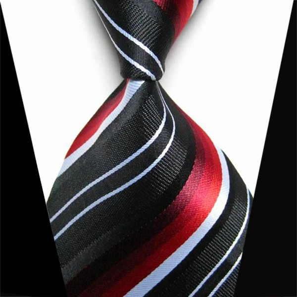 Knitted Silk Tie Men 20 Style Striped Plaid Solid Fancy Elegant Woven