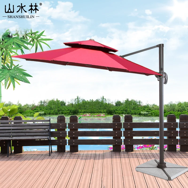 Lin Stall Umbrella Large Sun Beach Patio Banana Outdoor Umbrellas Unilateral Umbrella Pieces Umbrella Bigumbrella Orange Aliexpress