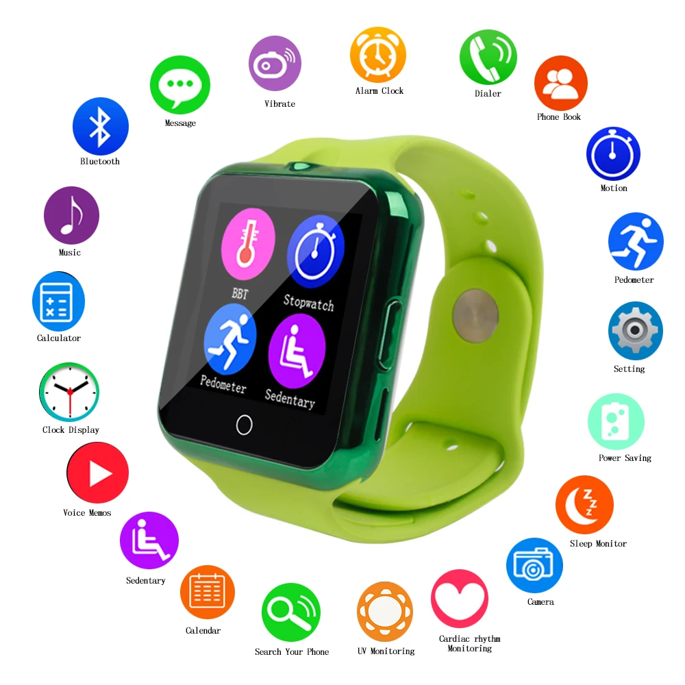 2016 Bluetooth Smart Watch C88 Sync Notifier Support SIM TF Card Multilanguage font b SmartWatch b