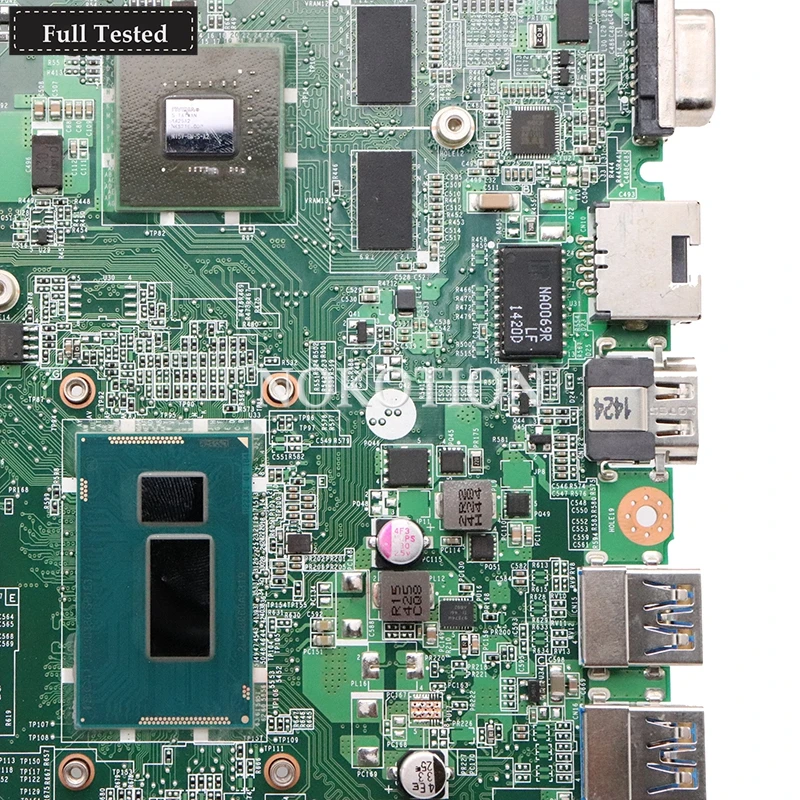 discount  NOKOTION laptop motherboard For acer Aspire E5-771G main board NBMP711001 NB.MP711.001 SR1E3 3556U 