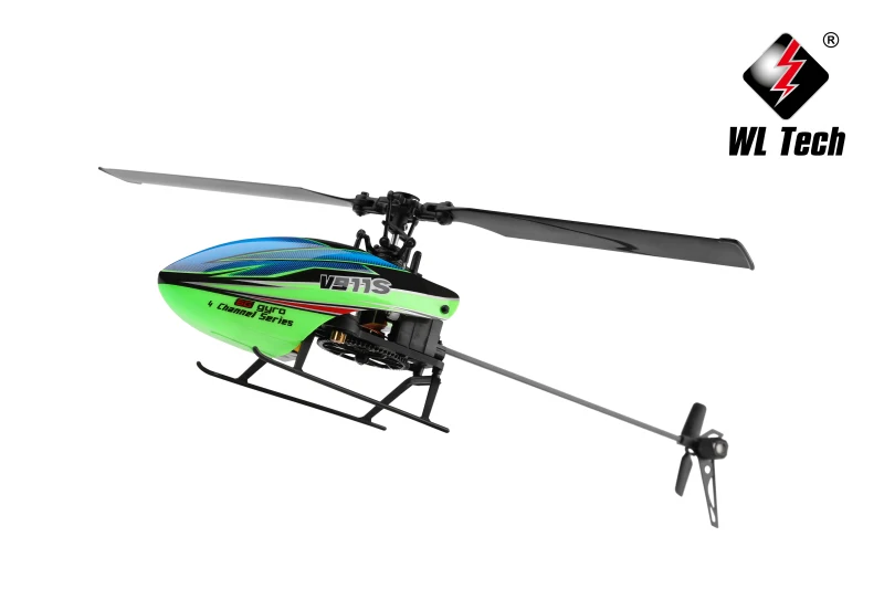 WLtoys V911S RC вертолет 2,4G 4CH 6-Aixs Gyro Flybarless RC вертолет RTF пульт дистанционного управления вертолет с гироскопом ударопрочный