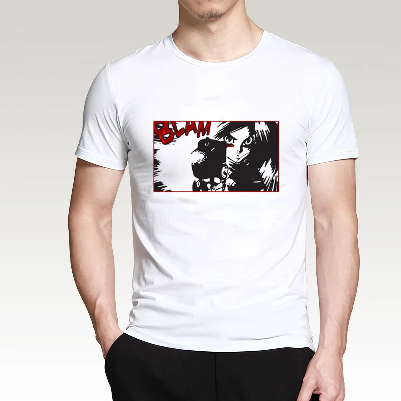 

Alita Tee Shirt homme Gunnm Battle Angel T Shirt Man's Print Tops Vintage Movie Anime Japan T-Shirts O Neck Cotton streetwear